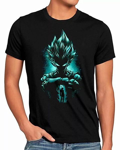 style3 Print-Shirt Herren T-Shirt Shining Light Prince super dragonball z g günstig online kaufen