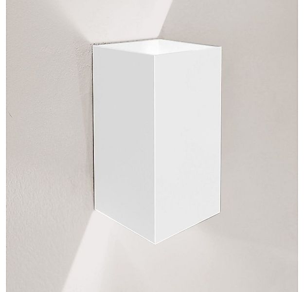 s.luce Wandleuchte LED Außenwandleuchte Ixa IP44 Weiß, Warmweiß günstig online kaufen