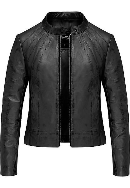 REPUBLIX Lederjacke WILLOW Echtleder Damen Biker Zipper Jacke günstig online kaufen