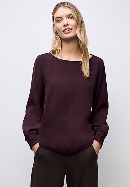 STREET ONE Langarmbluse mit Smok-Details günstig online kaufen