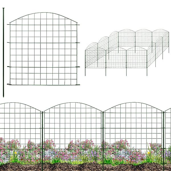 V2Aox Teichzaun Zaun Gartenzaun Steckzaun Teichzaun günstig online kaufen