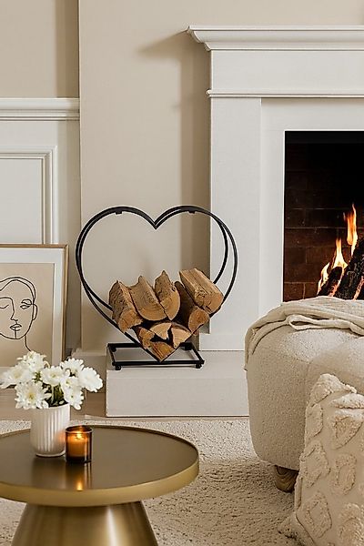 moebel-direkt-online Kaminholzregal Bert, BxTxH:53x25x53 cm, (1-St), aus St günstig online kaufen