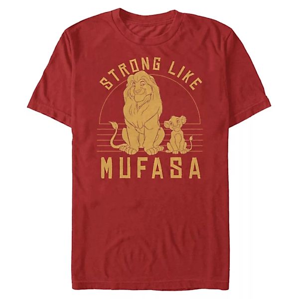Disney - Der König der Löwen - Simba & Mufasa Strong Mufasa - Männer T-Shir günstig online kaufen
