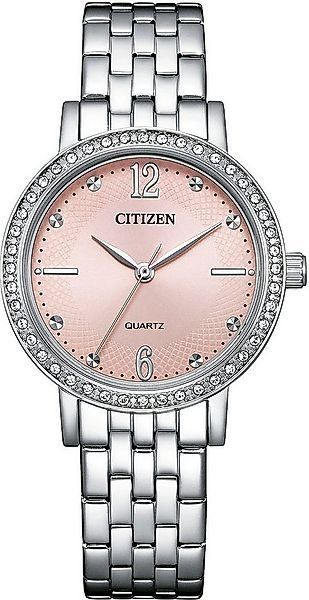 Citizen Quarzuhr EL3100-55W, Armbanduhr, Damenuhr, Edelstahlarmband, analog günstig online kaufen