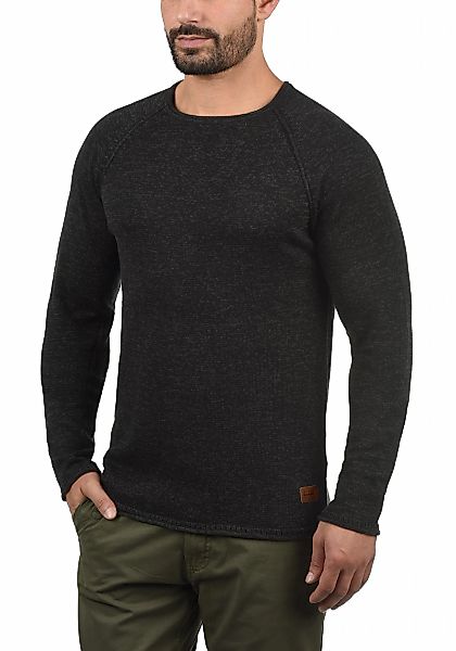 Blend Strickpullover "BHDan", Stilvoller Strickpullover mit aufgerollten Sä günstig online kaufen