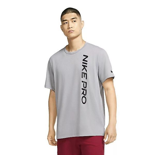 Nike Pro Kurzarm T-shirt M Particle Grey / Black günstig online kaufen