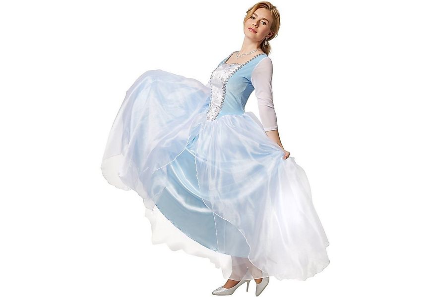 dressforfun Kostüm Frauenkostüm Edles Prinzessinnenkleid Cinderella, Ballkl günstig online kaufen