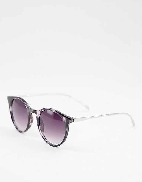 Jeepers Peepers – Runde Damen-Sonnenbrille in Schwarz günstig online kaufen