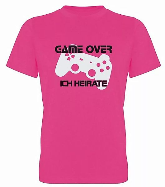 G-graphics T-Shirt Herren T-Shirt - Game over – Ich heirate JGA-Shirt, Polt günstig online kaufen