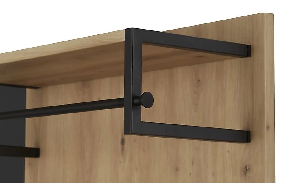 Wohnwert Garderobenpaneel  Arca ¦ holzfarben ¦ Holzwerkstoff,Glas ¦ Maße (c günstig online kaufen