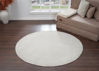 my home Teppich "Hamsa" rund 9 mm Höhe dezenter Glanz, Schrumpf-Garn-Effekt günstig online kaufen