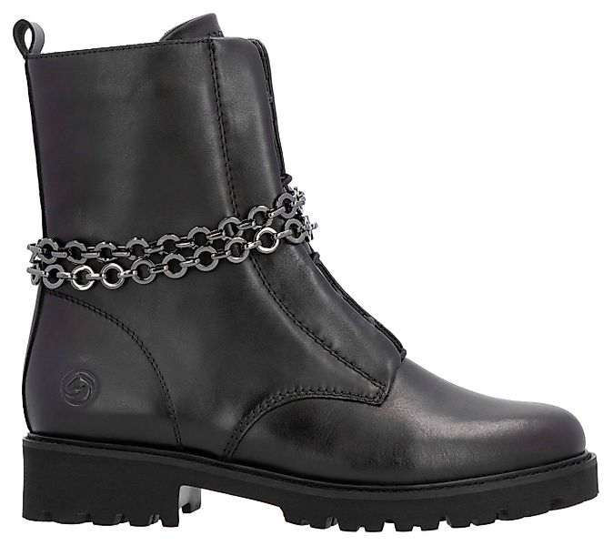 Remonte Stiefelette, Blockabsatz, Boots mit abnehmbarer Zierkette günstig online kaufen