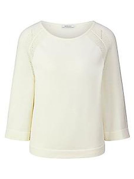 Pullover U-Boot-Ausschnitt Peter Hahn weiss günstig online kaufen