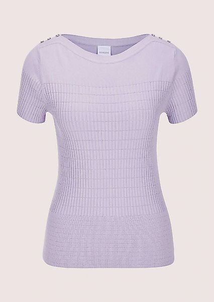 MADELEINE Longpullover "Viskosepullover Sommerpullover mit Zierknöpfen" Mix günstig online kaufen