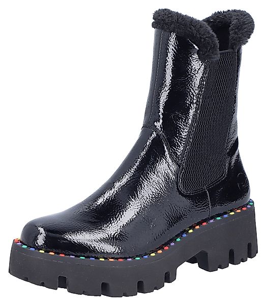 Rieker Winterstiefelette Plateauboots, Winterboots, Lack-Stiefelette mit günstig online kaufen