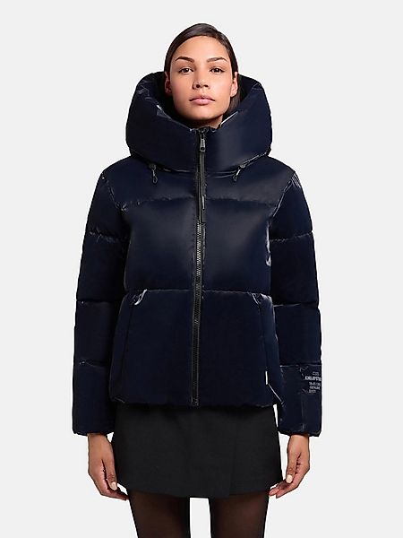 khujo Steppjacke Audrey Shiny Schimmernde Damen Winterjacke mit Kapuze günstig online kaufen