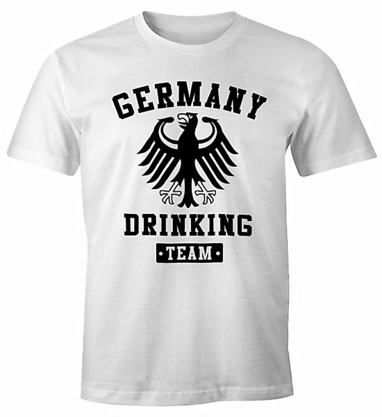 MoonWorks Print-Shirt Deutschland Herren T-Shirt Germany Drinking Team Bier günstig online kaufen