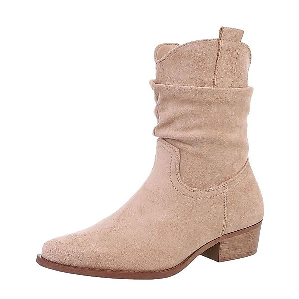 Ital-Design Damen Cowboyboots Western Stiefelette (87531828) günstig online kaufen