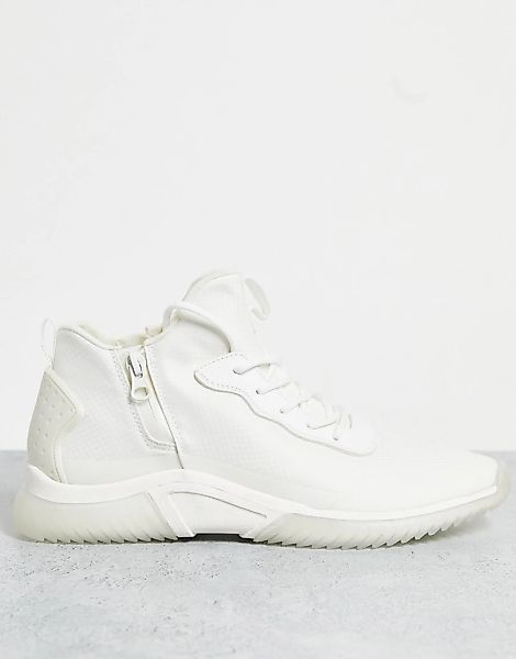 Aldo – Sneaker in Weiß mit sportlicher Sohle und seitlichem Reißverschluss günstig online kaufen