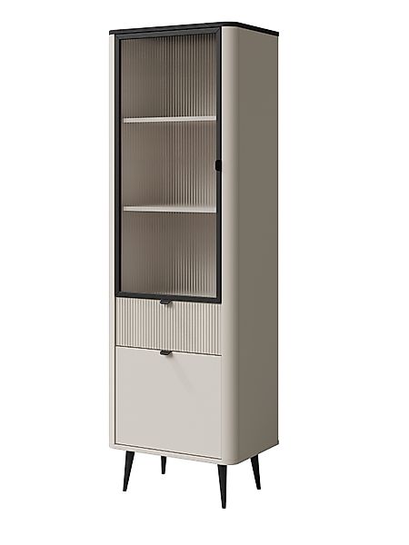 Compleo Glasvitrine schmal 60 cm breit, günstig online kaufen