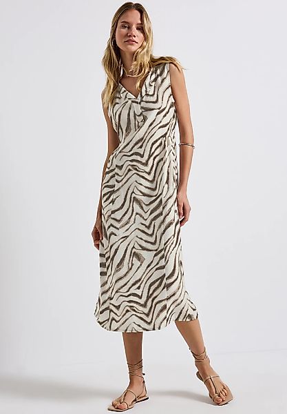STREET ONE Midikleid Ohne Taschen mit grafischem Muster günstig online kaufen