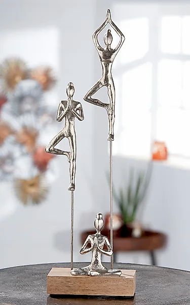 Casablanca by Gilde Dekofigur "Skulptur Yogagruppe" günstig online kaufen