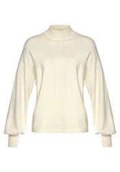 LASCANA Strickpullover mit kleinem Stehkragen, Feinstrickpullover, casual-c günstig online kaufen
