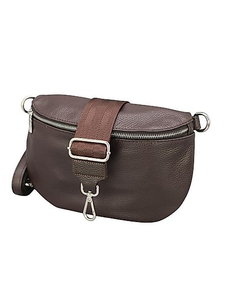 Adel Bags Schultertasche ADA Bauchtasche Damen Leder, mit breiten Gemustert günstig online kaufen
