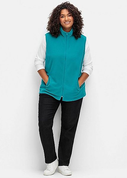 Sieh an! Fleeceweste Fleece-Weste Länge ca. 70 cm günstig online kaufen
