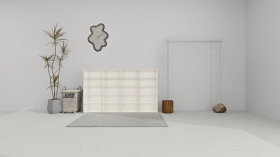 CHILLROI Schuhschrank Schuhschrank L, ca. B. 92 x H. 67 x T. 33 cm - Weiß ( günstig online kaufen