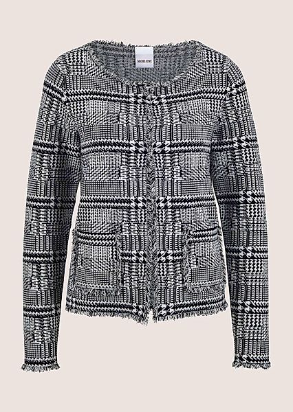 MADELEINE Strickjacke "Strickjacke Kurze Strickjacke in Tweed-Optik" günstig online kaufen