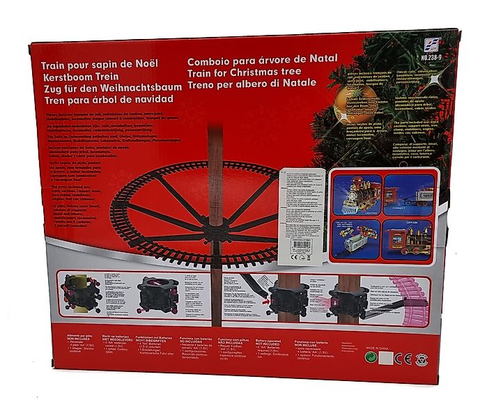 Spetebo Spielzeug-Zug Weihnachtszug für den Tannenbaum günstig online kaufen