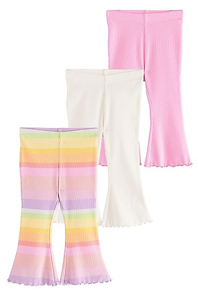 Next Leggings Gerippte Leggings mit Schlag, günstig online kaufen