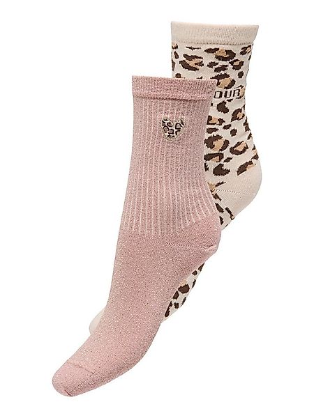 ONLY Freizeitsocken ONLOLIVIA LEO 2-PACK SOCK ACC NOOS (Packung, 2-Paar) günstig online kaufen