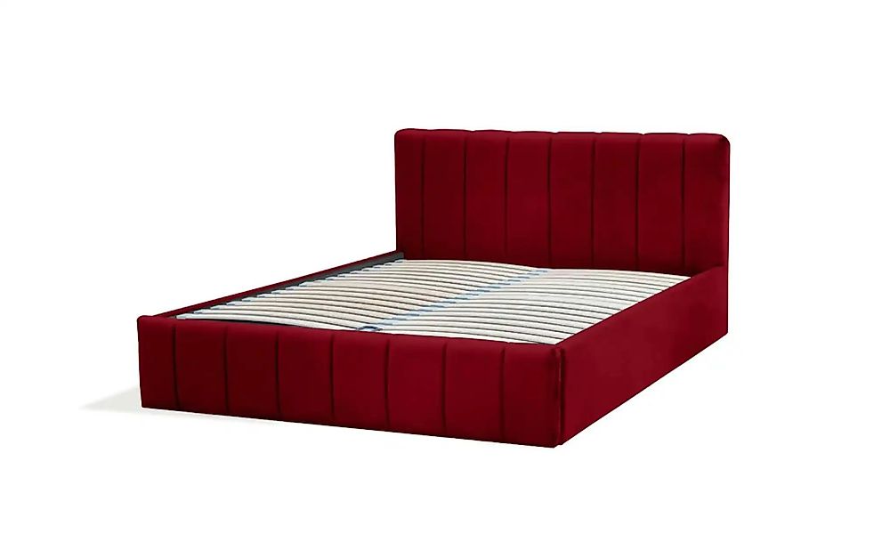 Polsterbett mit Bettkasten Nina ¦ rot ¦ Maße (cm): B: 209 H: 85 Betten > Po günstig online kaufen