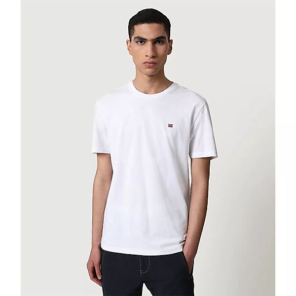 Napapijri Salis C 1 Kurzärmeliges T-shirt L Medium Grey Melange günstig online kaufen