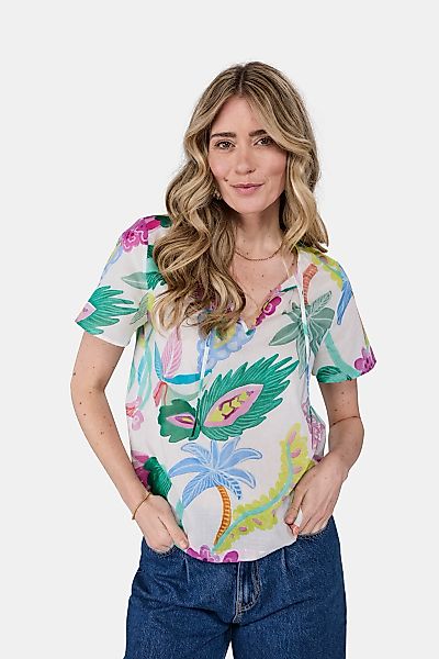 Lieblingsstück Schlupfbluse, mit Tropicalprint günstig online kaufen