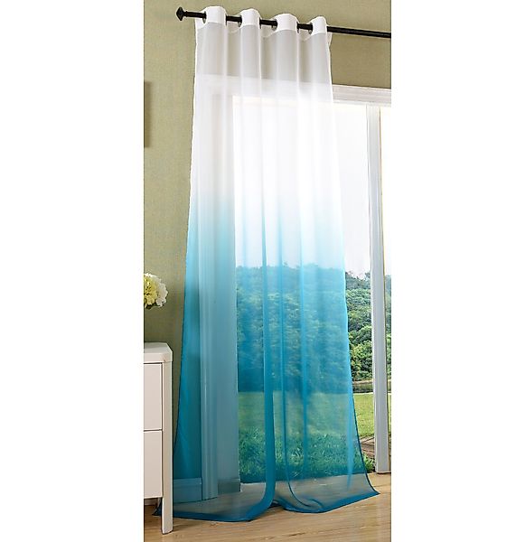 Gardinenbox Gardine (1 St), Ösen, transparent, günstig online kaufen