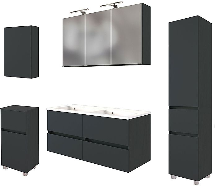 welltime Badmöbel-Set "Welltime Möbel Baabe Waschtisch-Set 3tlg. oder 5tlg. günstig online kaufen