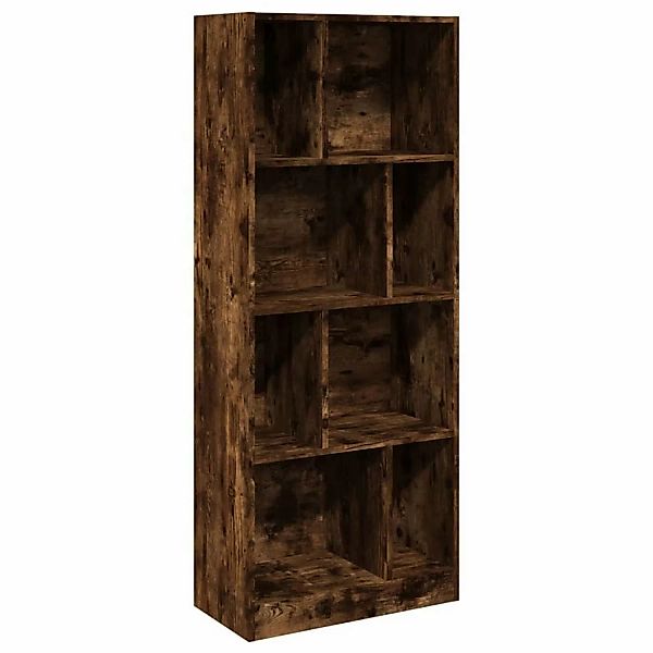 VidaXL Bücherregal Räuchereiche 57x28,5x141 cm Holzwerkstoff günstig online kaufen