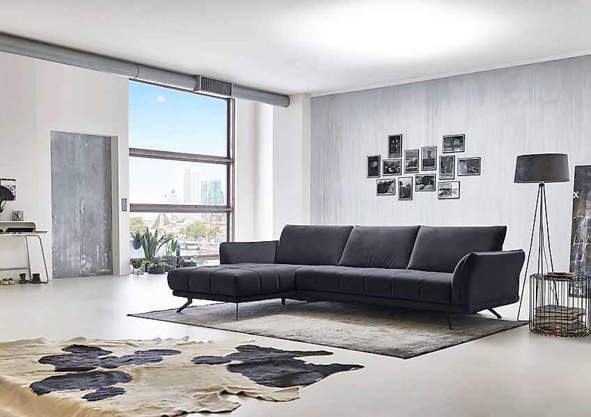 Die PlanBar Ecksofa "MP-IN20126 L-Form", mit Kopfteilverstellung, optional günstig online kaufen