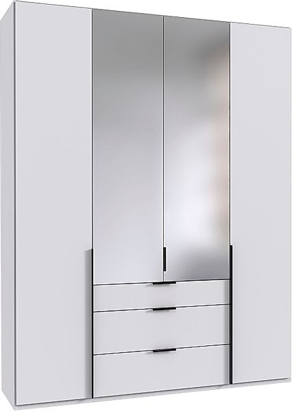 Wimex Drehtürenschrank "Mugano" mit langen oder kurzen Griffen aus Metall, günstig online kaufen