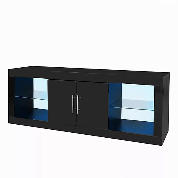 MODFU TV-Schrank Lowboard Fernsehtisch (16-Farben-LED,Bluetooth-Steuerung,g günstig online kaufen