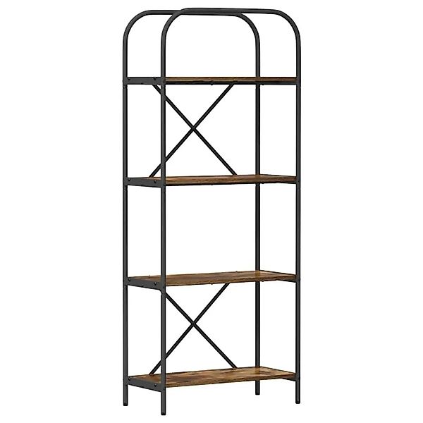 vidaXL Bücherregal Geräucherte Eiche 60 x 30 x 146 cm Holzwerkstoff 879859 günstig online kaufen