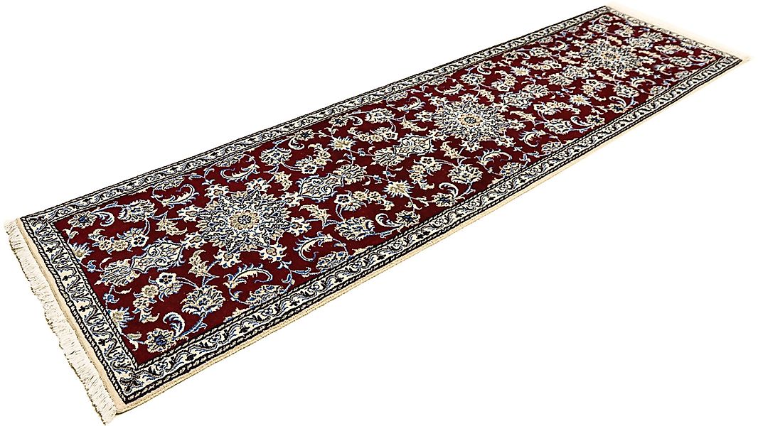 morgenland Orientteppich »Perser - Nain - 286 x 78 cm - dunkelrot«, rechtec günstig online kaufen