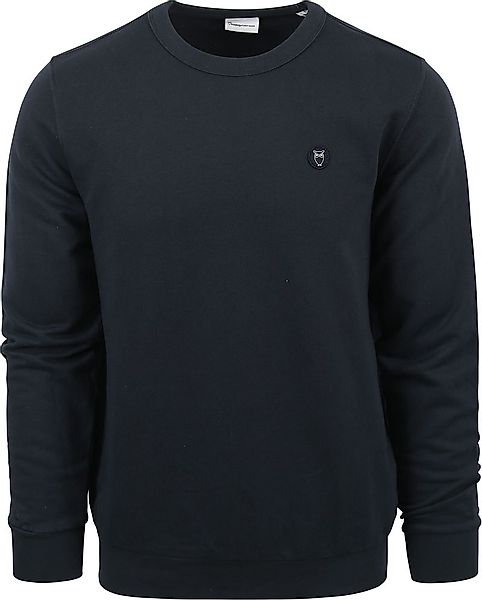 KnowledgeCotton Apparel Elm Sweater Navy - Größe M günstig online kaufen