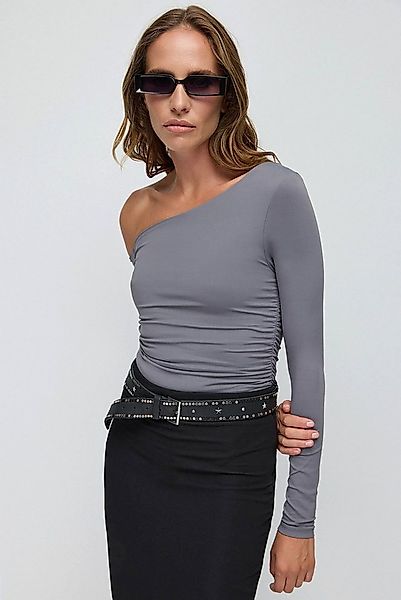 No Matter What Bustier T-Shirt mit asymmetrischem Ausschnitt günstig online kaufen