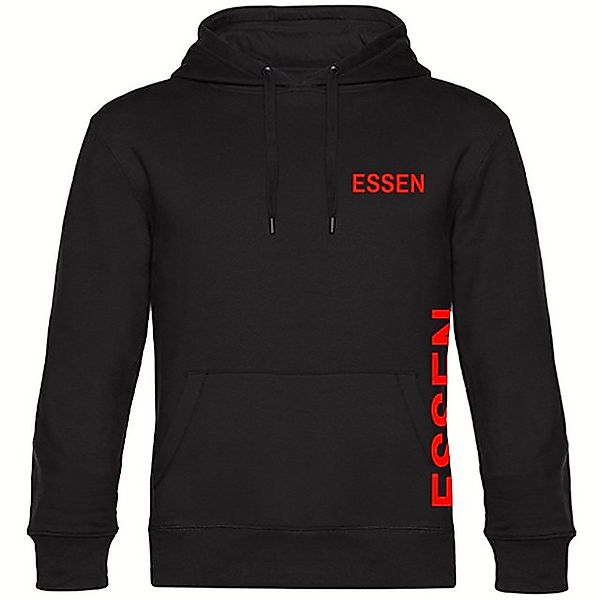 multifanshop Kapuzensweatshirt Essen - Brust & Seite - Hoodie günstig online kaufen