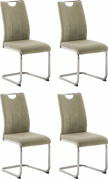 MCA furniture Freischwinger »MCA TERESINA Schwingstuhl mit Griffloch«, Fein günstig online kaufen
