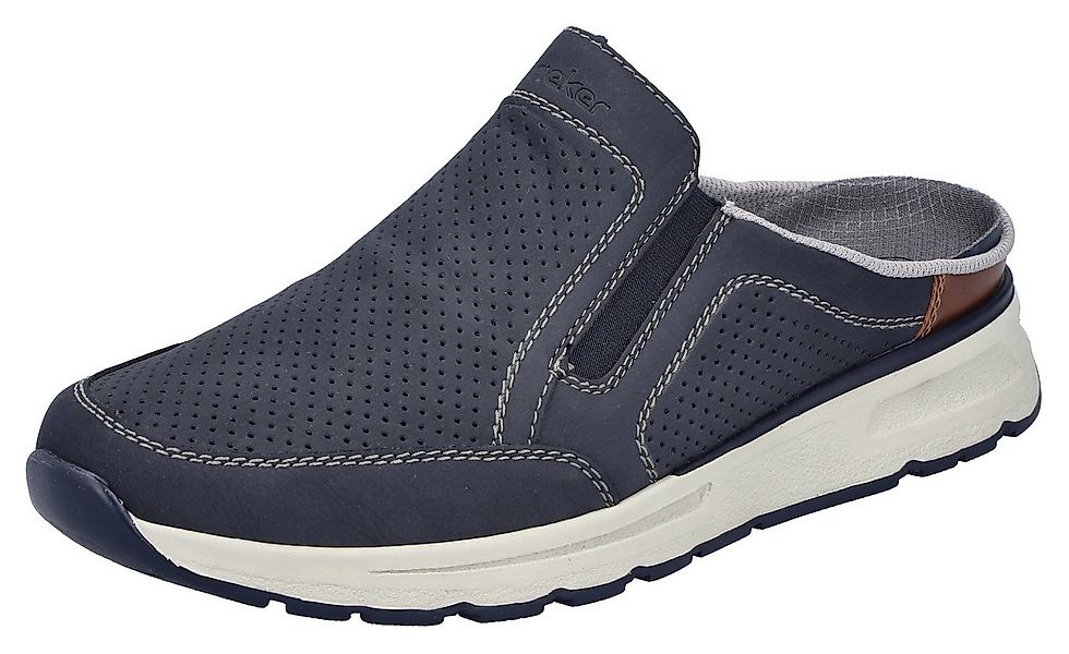 Rieker Clog Sommerschuh, Hausschuh mit seitlichen Stretcheinsätzen günstig online kaufen